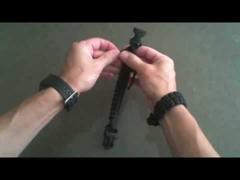 DIMERSAR DEMO: How to Open a Quick Release Paracord Bracelet