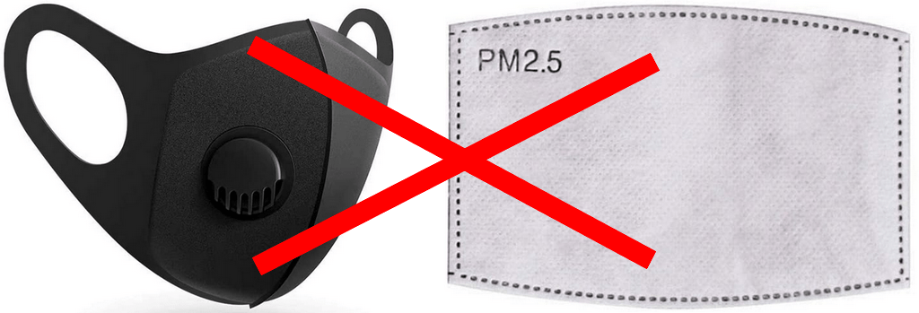 Maschera anti-smog riutilizzabile Pm2.5 Respiratore antinquinamento vento e  fumo