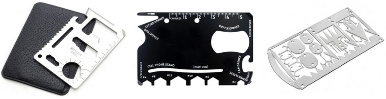 Carte Survie Multifonctions 11 En 1 Outil Urgence Camping Taille Carte Crédit Ouvre Bière Portefeuille Amateurs Plein Air