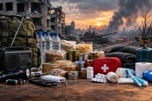 équipement de survie face à une pénurie en temps de guerre
